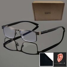 Mens Reading Glasses Designer Business Metal Readers +1.0 1.5 2.0 2.5 3.0 3.5 4