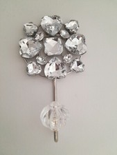 Julian McDonalds for Debenhams hanging diamante hearts hook vgc