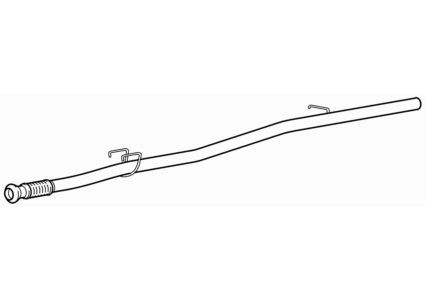 Exhaust link pipe - exhaust, peugeot
