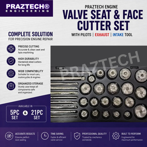 Valve seat face cutter set - valve,