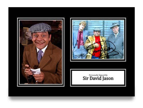 Sir david jason hand signed - hand, a4