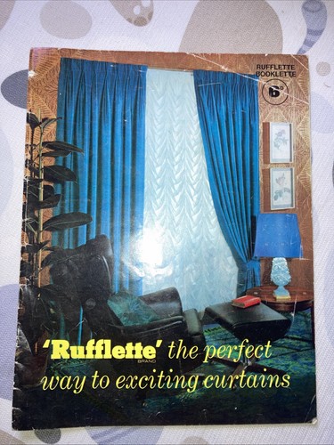 Vintage rufflette curtains - vintage,