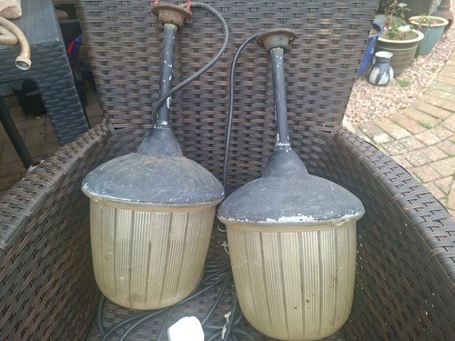 Pair vintage industrial - vintage,