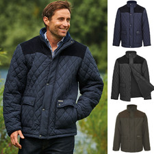 Champion Mens Country Estate Lewis Microfibre Winter Warm Fleece Lined Jacket