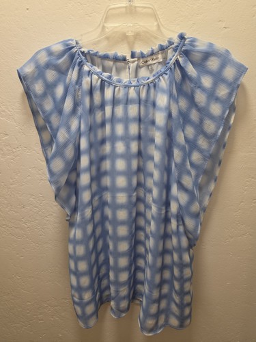 Calvin klein blouse flutter - calvin,