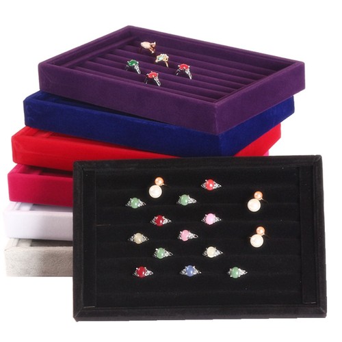 Velvet jewelry ring display - ring,