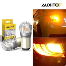2xAmber Yellow 1157 LED Turn Signal Blinker Parking Light Bulb Canbus Error Free