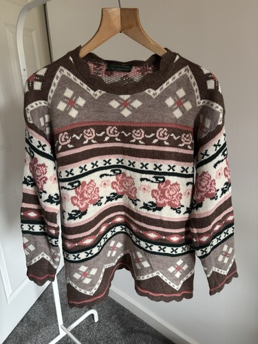 Vintage dana scott floral knit - dana,