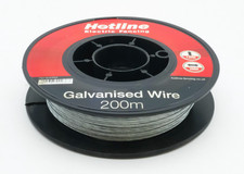 STRANDED GALVANISED FENCING WIRE 1.6MM 200M Electric Fence Solid Single Steel