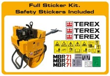TEREX MBR71 Roller Sticker