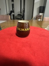 Colman’s Mustard Brown Mustard Pot Made By Denby, In Good Condition.