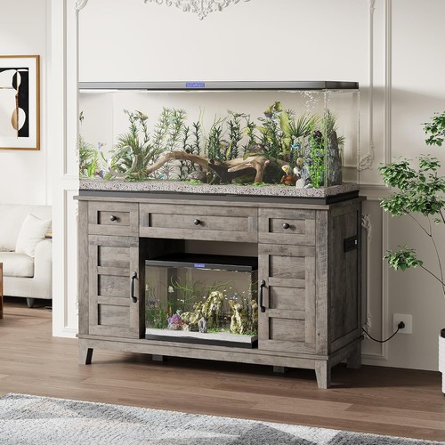 Farmhouse aquarium stand - aquarium,