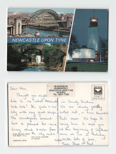 Postcard newcastle upon - postcard, tyne