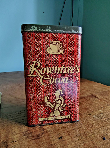 Vintage rowntree cocoa tin - vintage,