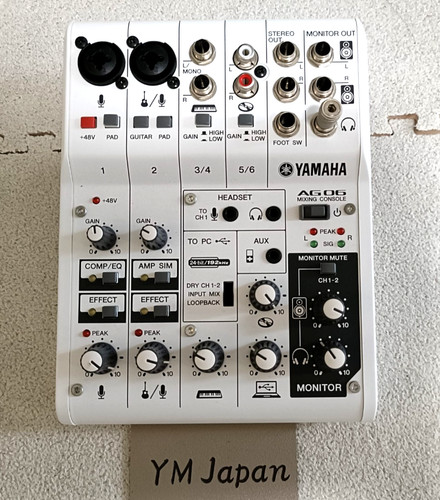 Yamaha ag06 mixing console - yamaha,