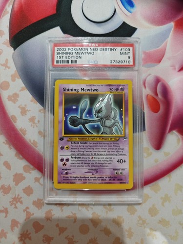 Psa shining mewtwo 109 105 - psa, 9