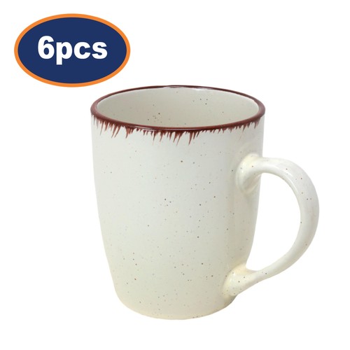 Stoneware mugs set 400ml - stoneware,