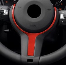 BMW 1 2 3 4 5 6 Series X5 X6 M Sport Red Steering Wheel Central Trim Replacement