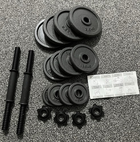 Opti cast iron dumbbellsset - opti,