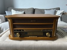 Retro Vinyl Turntable Stereo
