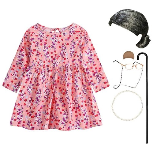 Kids old lady fancy dress - lady,