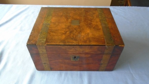 Inlaid writing box antique - writing,