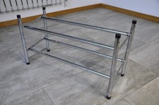 Chrome 2 Tier Shoe Rack Stackable & Extendable / Expandable Organiser Shoes Tidy