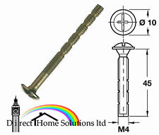 HAFELE M4 SNAP OFF 45mm THREATED KITCHEN DOOR HANDLE KNOB SCREW BOLTS  25 50 100