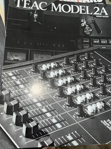 1980s teac audio mixer - ,