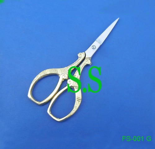 Embroidery scissors gold - embroidery,