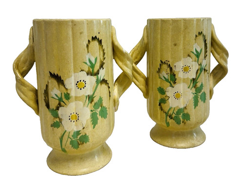 Rare pair vtg - pair, deco