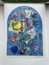 Marc Chagall 1887-1985 - ‘RARE’  Lithograph - “Synagog of Jerusalem” - COA