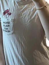 Short Sleeve White Top Bershka