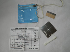 Ex RAF Life Preserver Jacket Heliograph Mirror [1R9D]