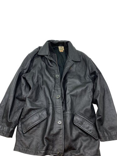 Adidas men leather - leather, jacket