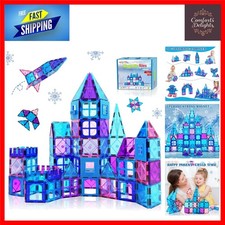 Bright Blue Magnetic Building