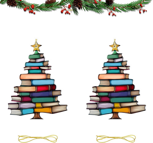 2pcs book christmas - 2pcs,
