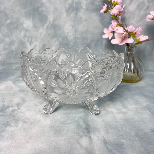 Antique vintage crystal glass - vintage,
