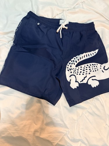 Lacoste men navy swim shorts - men's,