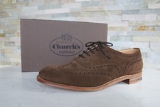 Church's 44.5 UK 10.5 Lace-up Shoes BURWOOD Cigar NEW Former RRP 970€