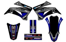 2008-2022 TTR 125 SURGE Black Senge Graphics Kit Compatible with Yamaha