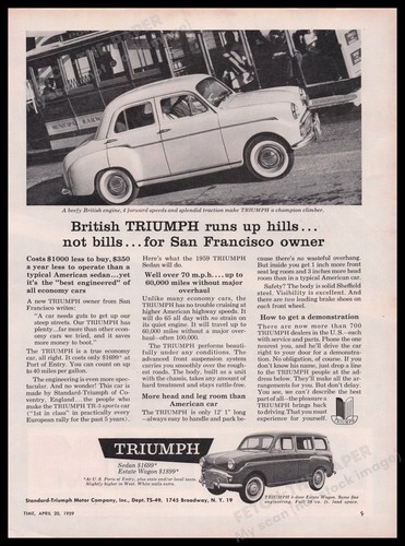 Triumph door estate wagon - estate,