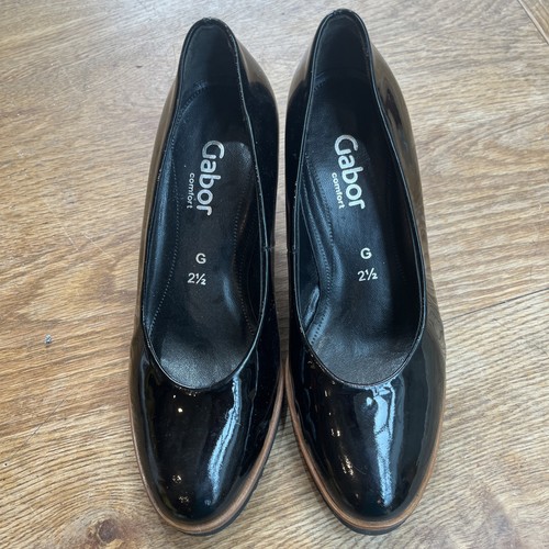 Gabor new black patent leather - black,