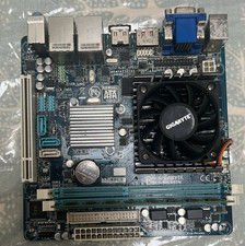 Gigabyte GA‑C847N Mini‑ITX Motherboard Bundle – 4GB RAM – Tested & Working!