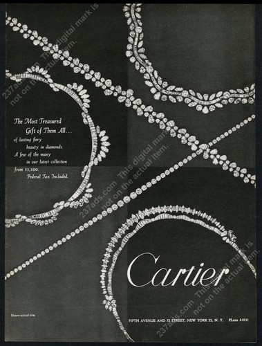 1959 cartier jewelry diamond - cartier,