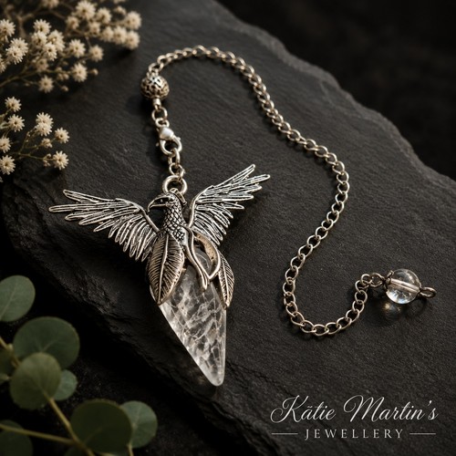 Clear quartz phoenix bird - phoenix,