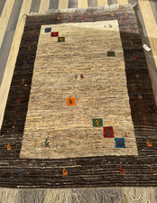 Gabbeh Rug 122x175 | Natural