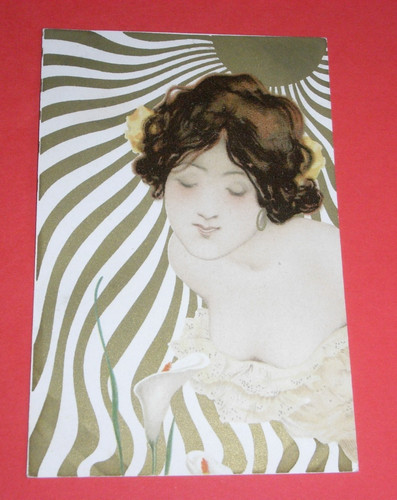 Original raphael kirchner art - original,