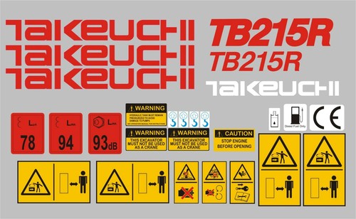 Takeuchi 215r mini digger - tb,