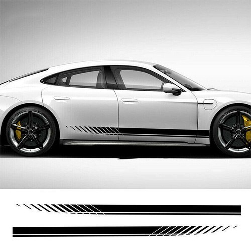 Car side body sticker pvc - 2x,